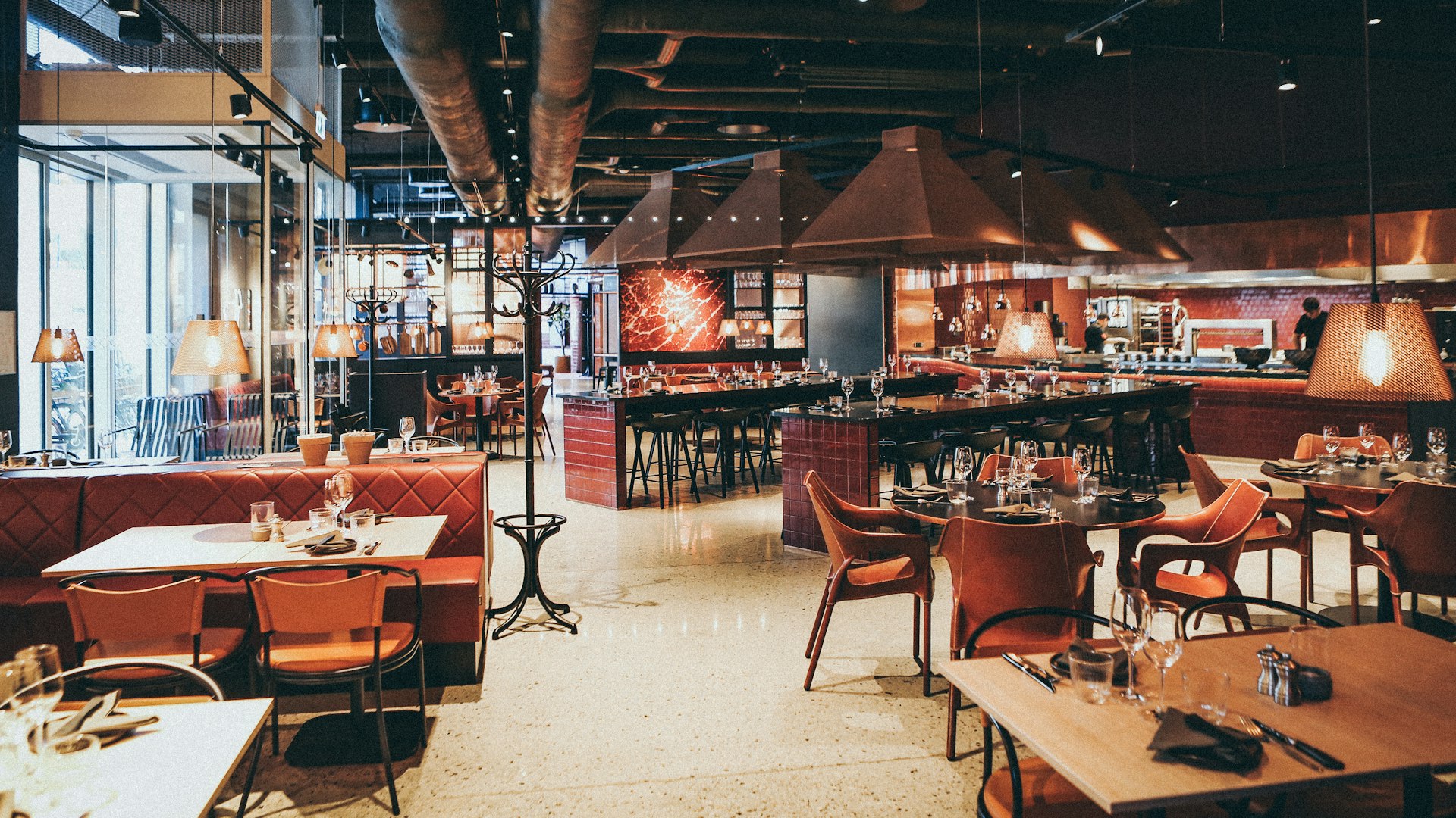 Cozy restaurant dining area
